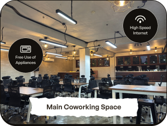 Main coworking space